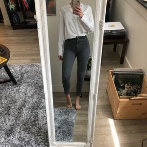 🖤🤍Zara Denim Grey Jeans